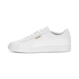 PUMA Herren Smash 3.0 L Sneaker, Puma White Puma White Puma Gold, 43 EU